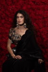 Mehek 1232 A To 1232F Satin Silk With Hand Work Jerquen Work Saree Suppliers In India
